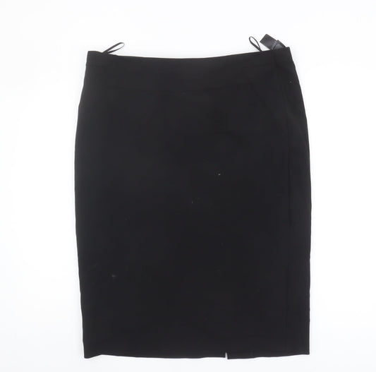 Marks and Spencer Women's Black Knee Length Pencil Skirt