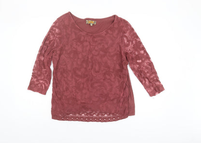 Womens UK Size 16 NEXT Red Basic Blouse