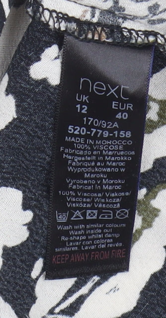 Womens UK Size 12 NEXT Multi Basic Blouse
