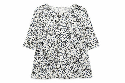 Bonmarché Women's 3/4 Sleeve Animal Print Top