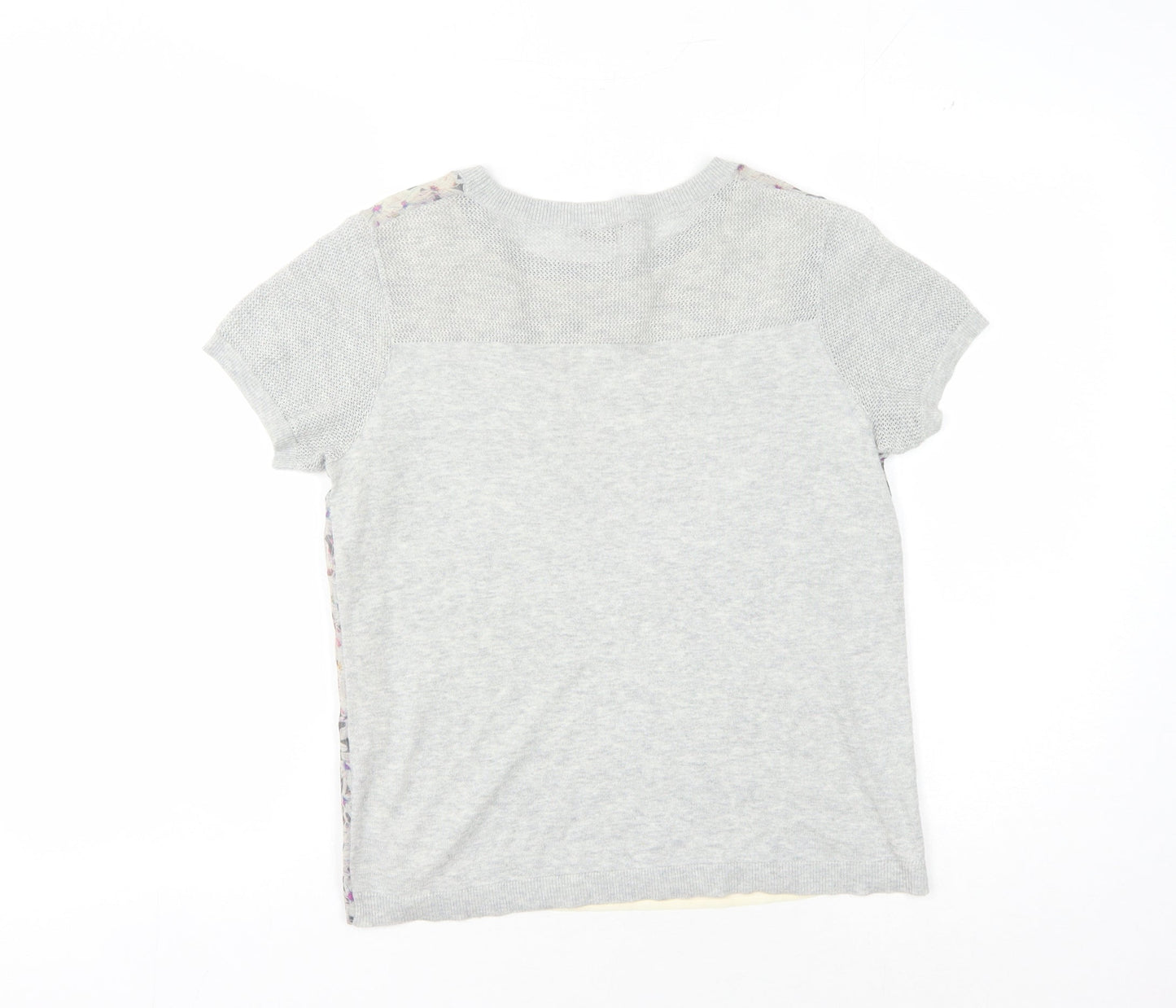 Womens UK Size S Jigsaw Grey Basic T-Shirt