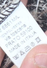 Bassini Women's Multicoloured Open Front Cardigan M/L Jumper