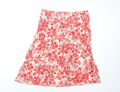 Maine New England Women's Floral A-Line Skirt, Size 12