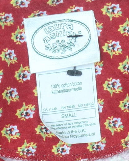 Laura Ashley Women's Red Floral A-Line Dress - S