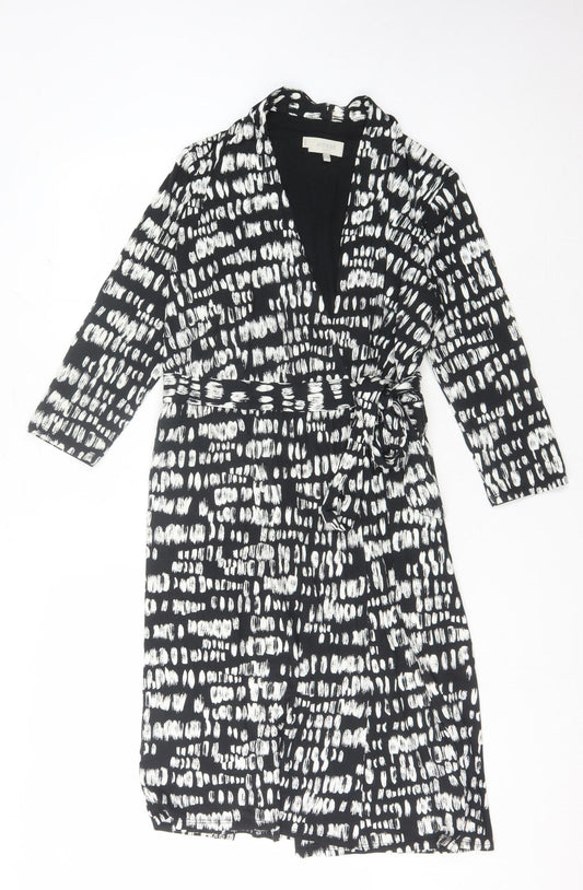 Hobbs Women’s Black Wrap Dress Size 14