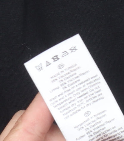 Hobbs Women’s Black Wrap Dress Size 14