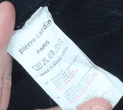 Pierre Cardin Men's Black XL V-Neck Pullover Jumper