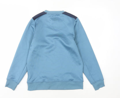 Castore Boys Blue Pullover Sweatshirt 14 Years, Football Logo