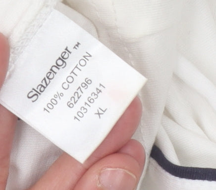 Slazenger Men's White Tank Top XL Gym Training