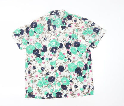 Jacques Vert Women's Floral Blouse Size 16 Multicoloured