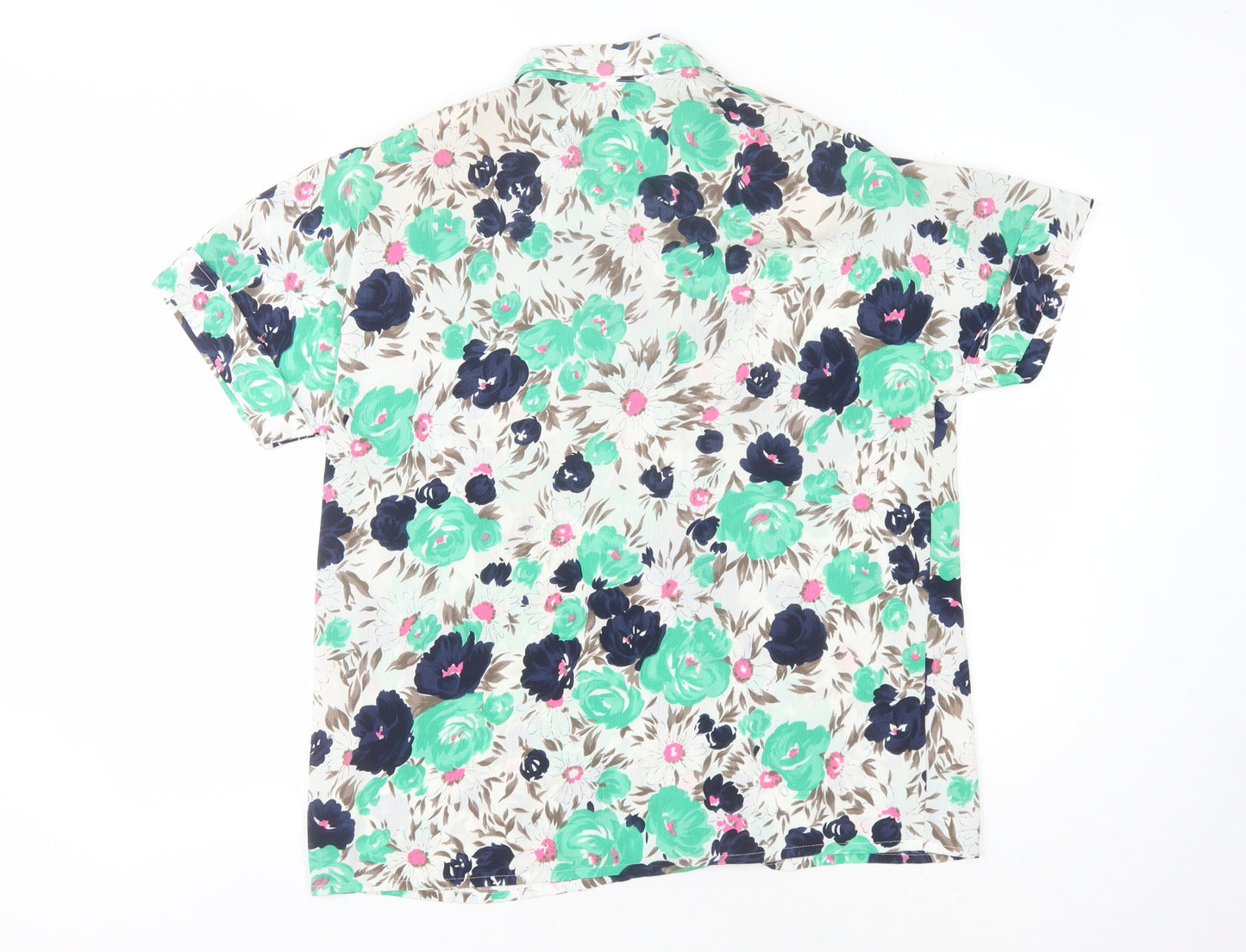 Jacques Vert Women's Floral Blouse Size 16 Multicoloured