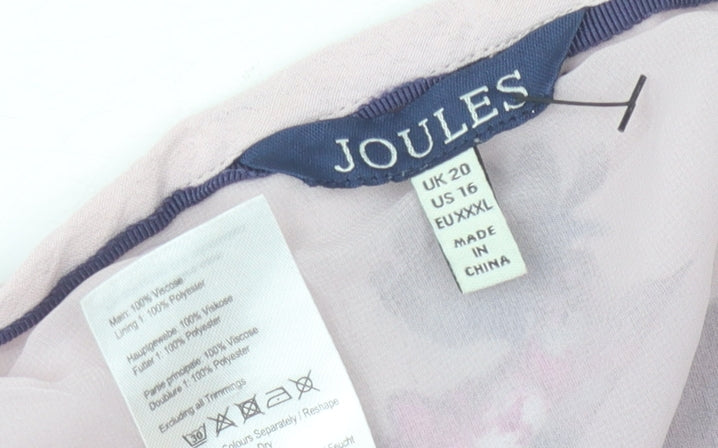 Joules Women's Floral T-Shirt Dress Size 20