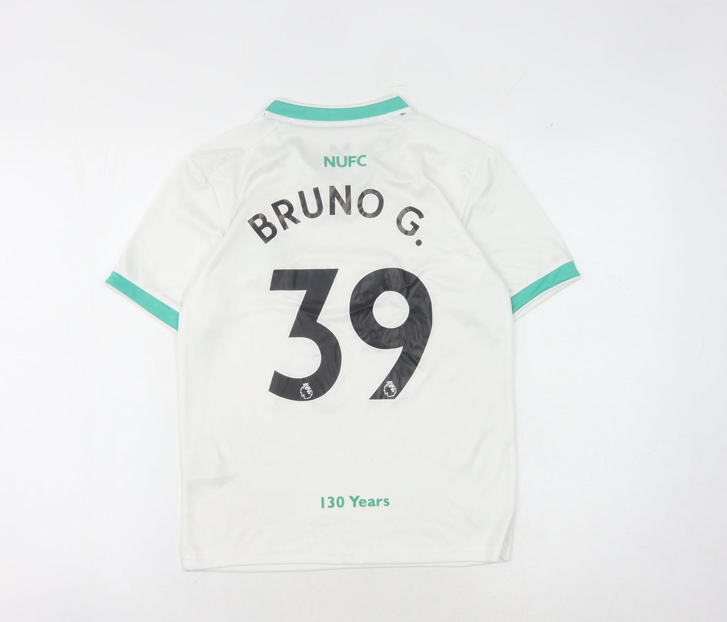 Castore Boys White Football Jersey - Size 24, Short Sleeve