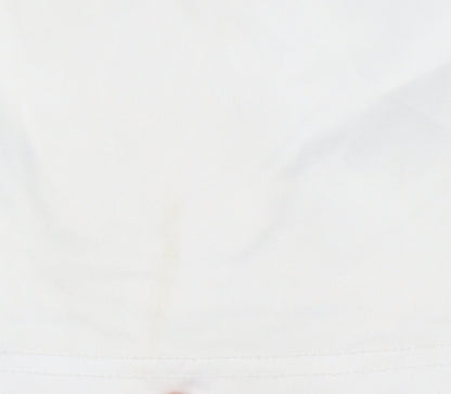 Castore Boys White Football Jersey - Size 24, Short Sleeve