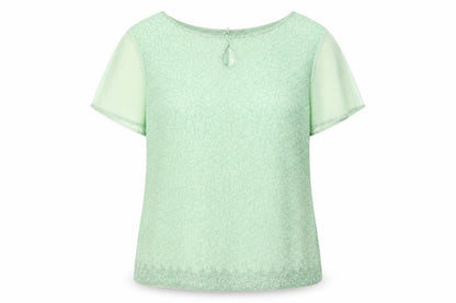 Womens UK Size 14 Jacques Vert Green Basic Blouse