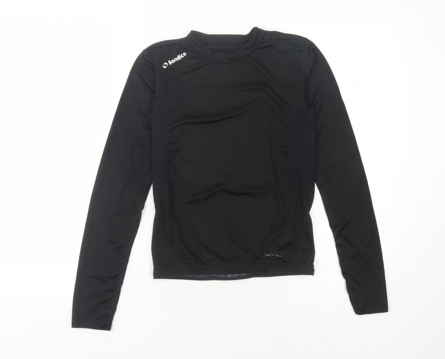 Sondico Boys Black Long Sleeve Pullover - 13 Years