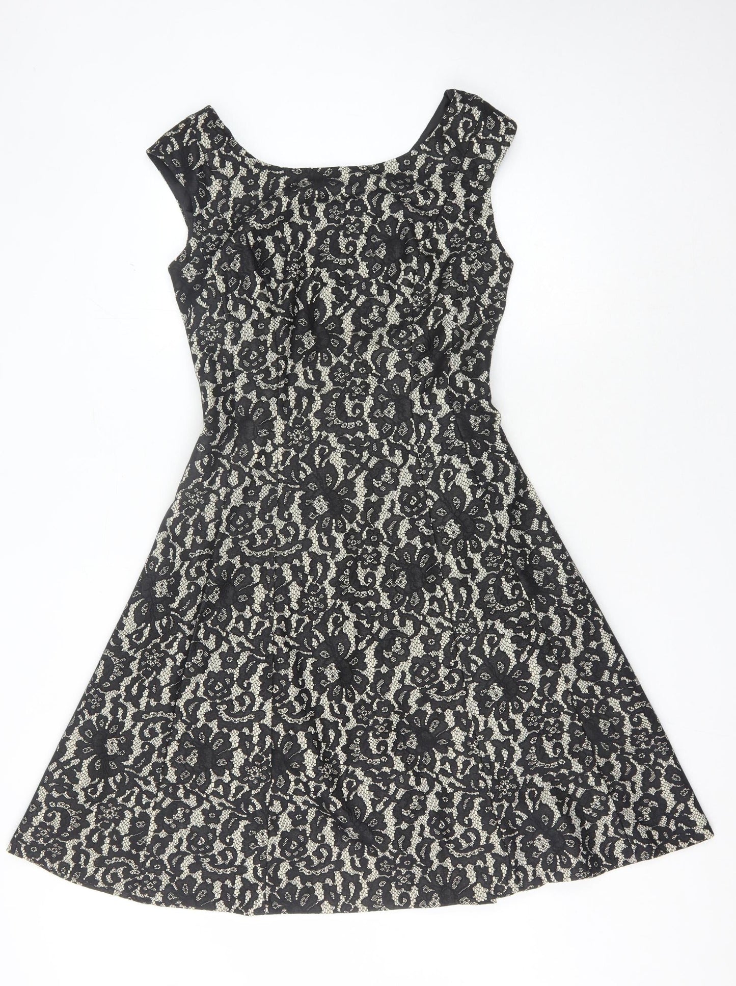 Phase Eight Women's Black A-Line Dress Size 12