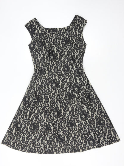 Phase Eight Women's Black A-Line Dress Size 12