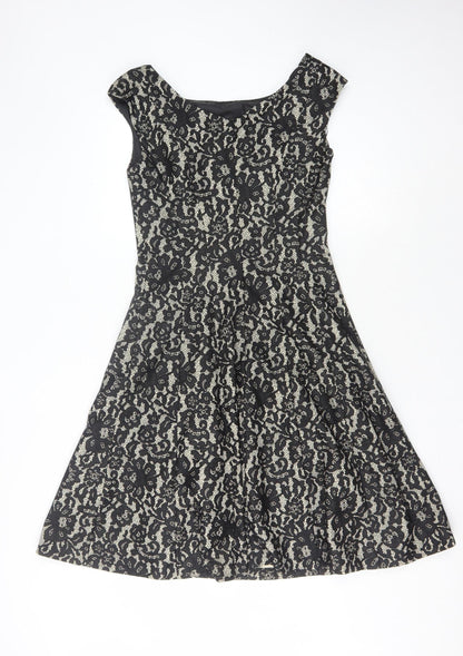 Phase Eight Women's Black A-Line Dress Size 12