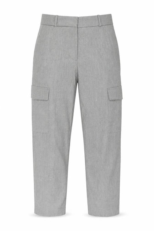 Womens UK Size 8 MNG Regular Fit Cargo Grey Trousers