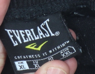 Everlast Men's Black Jogger Trousers, XL, Casual Sports