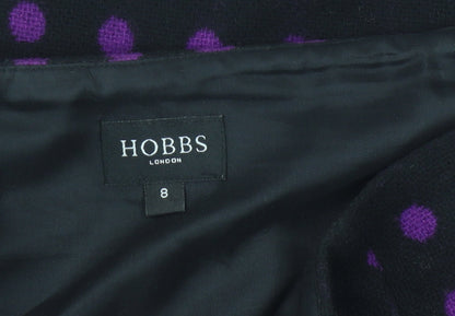Hobbs Women's Multicoloured Polka Dot Pencil Skirt Size 8
