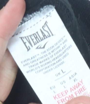 Everlast Men's Black Jogger Trousers - L, Casual Comfort