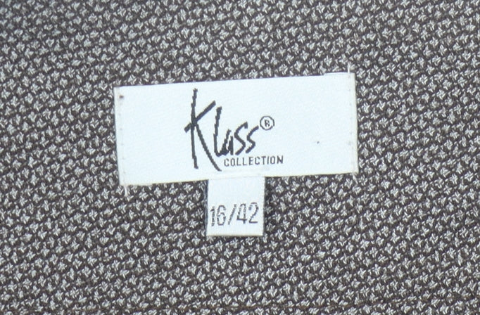 Klass Collection Womens Brown Skirt Size 16