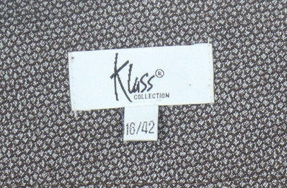 Klass Collection Womens Brown Skirt Size 16