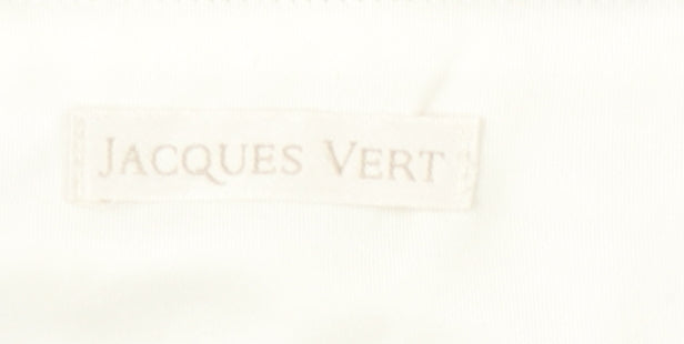 Womens UK Size 14 Jacques Vert Blue Wrap Blouse