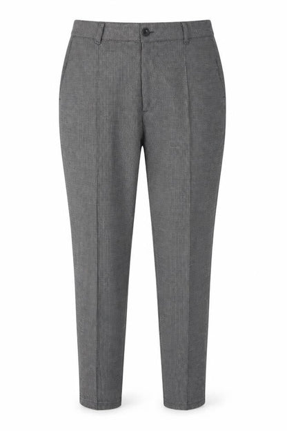 Métissier Paris Grey XS Check Trousers - Women's