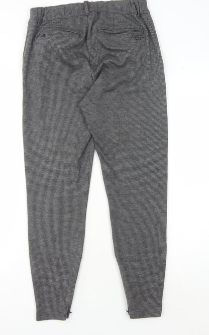 Métissier Paris Grey XS Check Trousers - Women's