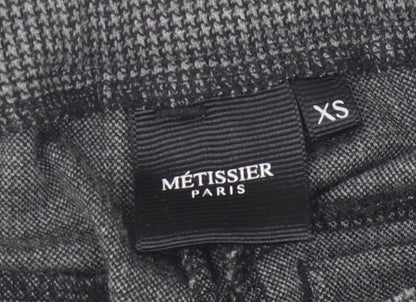 Métissier Paris Grey XS Check Trousers - Women's