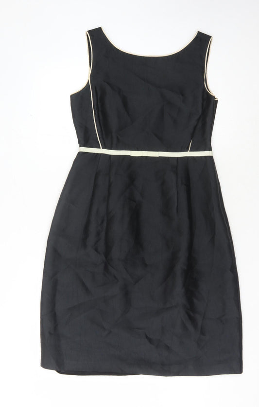 Fenn Wright Manson Black Silk Dress - UK 12