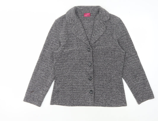 Womens UK Size 8 Richards Petites Grey Suit Jacket