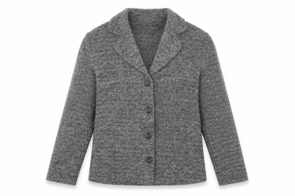 Womens UK Size 8 Richards Petites Grey Suit Jacket