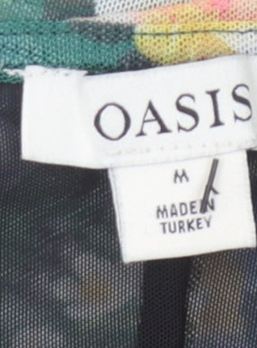 Oasis Women's Multicoloured Floral Dress, Medium