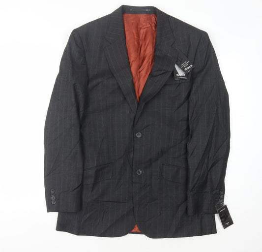 Mens UK Size 38 T.M. Lewin Regular Grey Suit Jacket