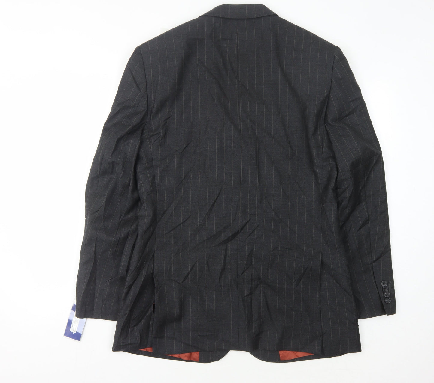 Mens UK Size 38 T.M. Lewin Regular Grey Suit Jacket