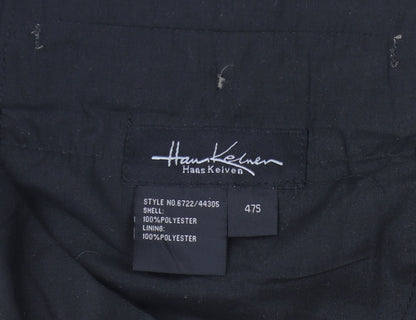 Hans Kelven Men's Grey Trousers, Flat Front 47S