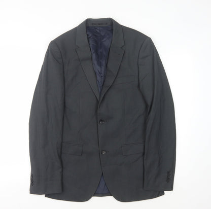 Topman Men's Grey Blazer, 36R Formal, Excellent Condition