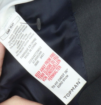 Topman Men's Grey Blazer, 36R Formal, Excellent Condition