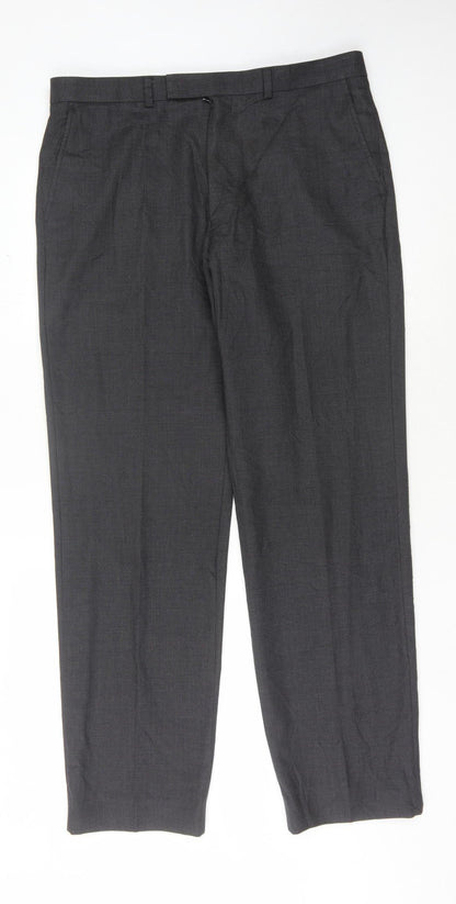 Marks and Spencer Men's Black Dress Pants, Size 36