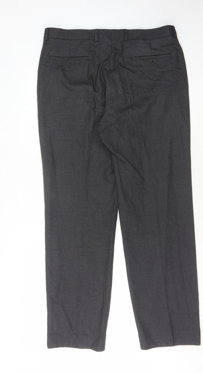 Marks and Spencer Men's Black Dress Pants, Size 36