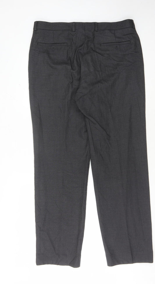 Marks and Spencer Men's Black Dress Pants, Size 36
