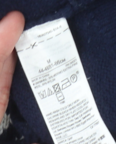 GAP Men's Blue Wool Pullover Jumper M