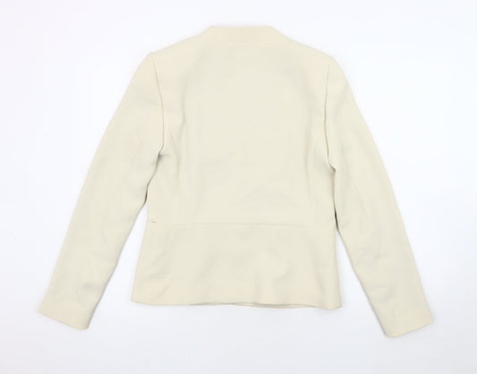 Mango Women’s Ivory Blazer, Size 4, Slim Fit