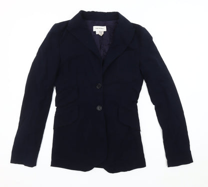 ZARA Women's Blue Slim Fit Suit Jacket Size 6