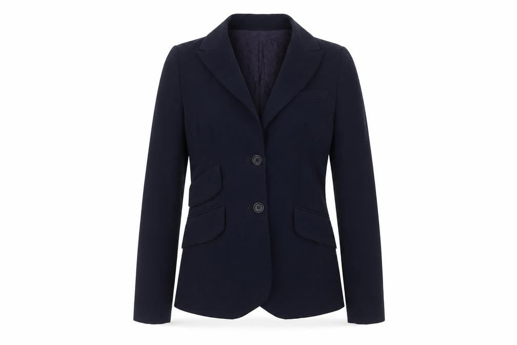 Womens UK Size 6 Zara Regular Blue Suit Jacket