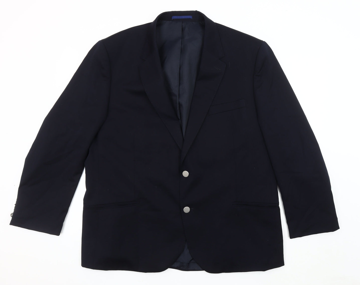 Mens UK Size 46 Marks and Spencer Regular Blue Suit Jacket